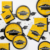 School Spirit Yellow 7" Luncheon Plates