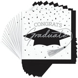 School Spirit White Beverage Napkins
