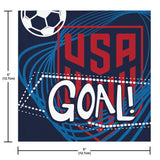 US 2026 Soccer Beverage Napkins