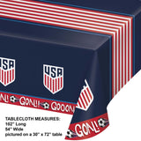 US 2026 Soccer Tablecover – 54" x 102"