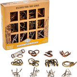 Ancient Metals 12-Piece Metal Puzzle Set