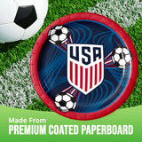 US 2026 Soccer 9" Dinner Plates