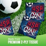 US 2026 Soccer Beverage Napkins