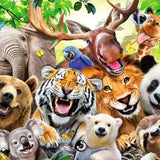 Exotic Animals Selfie 300 Piece Puzzle By Ravensburger