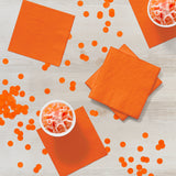 Sunkissed Orange Paper Beverage Napkins