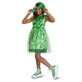 Minecraft Creeper Child Dress Costume