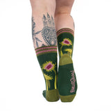 Pitcher Plant Adult Crew Socks One Size Fits Most By FootClothes