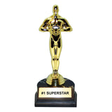 #1 Superstar Gold Trophy – 7 Inch Award
