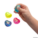 Glitter Heart Sugar Squeeze Squishy – Sparkly Sensory Fidget Toy