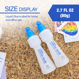 Clear Glue 2.7 oz, 2 Pack By Bazic Products