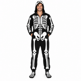 Skeleton Adult Jumpsuit Costume by Tipsy Elves