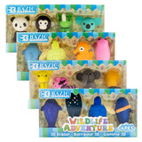 Wildlife Adventures 3D Eraser Set – Surprise Blind Box