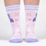 Widdle Bat Guy Adult Crew Socks One Size Fits Most By FootClothes