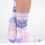 Widdle Bat Guy Adult Crew Socks One Size Fits Most By FootClothes