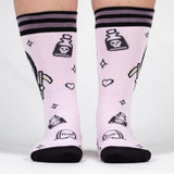 Pastel Goth Grim Reaper Adult Crew Socks One Size Fits Most By FootClothes