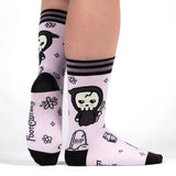 Pastel Goth Grim Reaper Adult Crew Socks One Size Fits Most By FootClothes