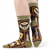 Cabinet of Curiosities Adult Crew Socks One Size Fits Most By FootClothes