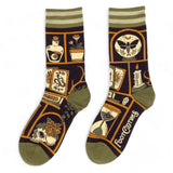Cabinet of Curiosities Adult Crew Socks One Size Fits Most By FootClothes