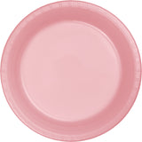 Classic Pink Premium Plastic Luncheon Plates By Creative Converting