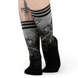 Death On A Pale Horse Adult Crew Socks One Size Fits Most By FootClothes