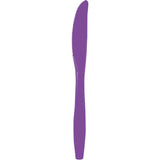 Amethyst Premium Plastic Knives By Creative Converting