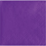 Amethyst Purple 3-Ply Paper Luncheon Napkins By Creative Converting