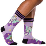 Kitty Moth Adult Crew Socks One Size Fits Most By FootClothes