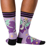 Kitty Moth Adult Crew Socks One Size Fits Most By FootClothes