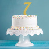 Gold Number "7" Cake Topper from Creative Converting