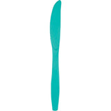 Teal Lagoon Premium Plastic Knives, 24 Count By Creative Converting