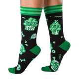 Zombie Cupcake Adult Crew Socks One Size Fits Most By FootClothes