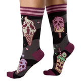Ice Scream Adult Crew Socks One Size Fits Most By FootClothes