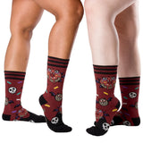 Vampire Donut Adult Crew Socks One Size Fits Most By FootClothes