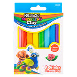 Modeling Clay Primary Colors, 8 Sticks by Bazic Products