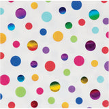 Rainbow Foil Luncheon Napkins, 16 Count By Creative Converting