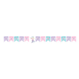 Mermaid Shine Happy Birthday Ribbon Banner