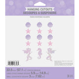 Mermaid Shine Hanging Paper Cutouts
