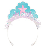 Mermaid Shine Paper Tiaras, 8 Count