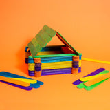 Colored Craft Sticks, 100 Pieces By Bazic Products