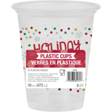 Holiday Cheers Plastic Cups, 12 Count By Creative Converting
