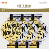 New Year's Gold and Silver Blowouts By Creative Converting