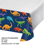 Dino Dig Plastic 88" X 44" Table Cover