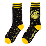 Mother Ducker Adult Crew Socks One Size Fits Most By FootClothes