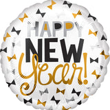 New Year's Bow Ties 18" Foil Balloon By Mayflower Distributing Company