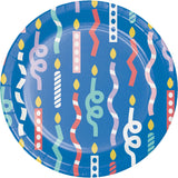 Party Patterns 7-inch Luncheon Paper Plates By Creative Creation