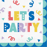 Party Patterns Luncheon Napkins By Creative Converting