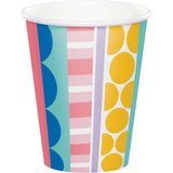 Party Patterns Paper Cups, 8 Count By Creative Converting