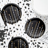 Golden Wishes 7-Inch Luncheon Paper Plates