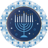 Hanukkah Celebration Dinner Plates By Creative Converting