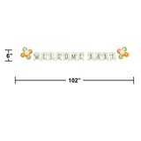 Teddy Bear Banner with Latex Balloons